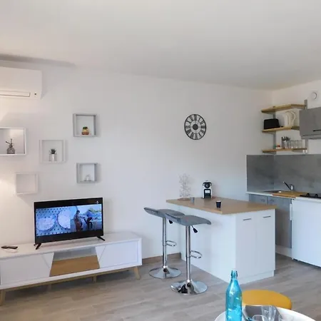 Beautiful Anthala Studio With Pool Parking And Air Conditioning アンティーブ