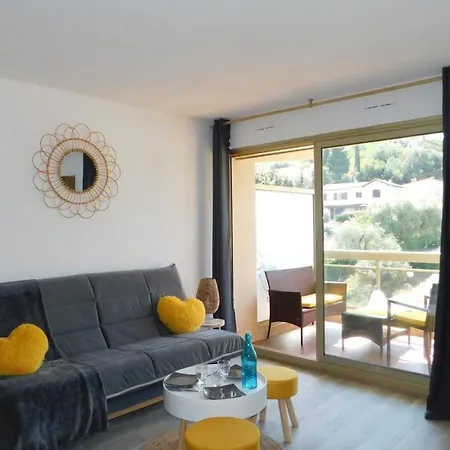 Beautiful Anthala Studio With Pool Parking And Air Conditioning アンティーブ